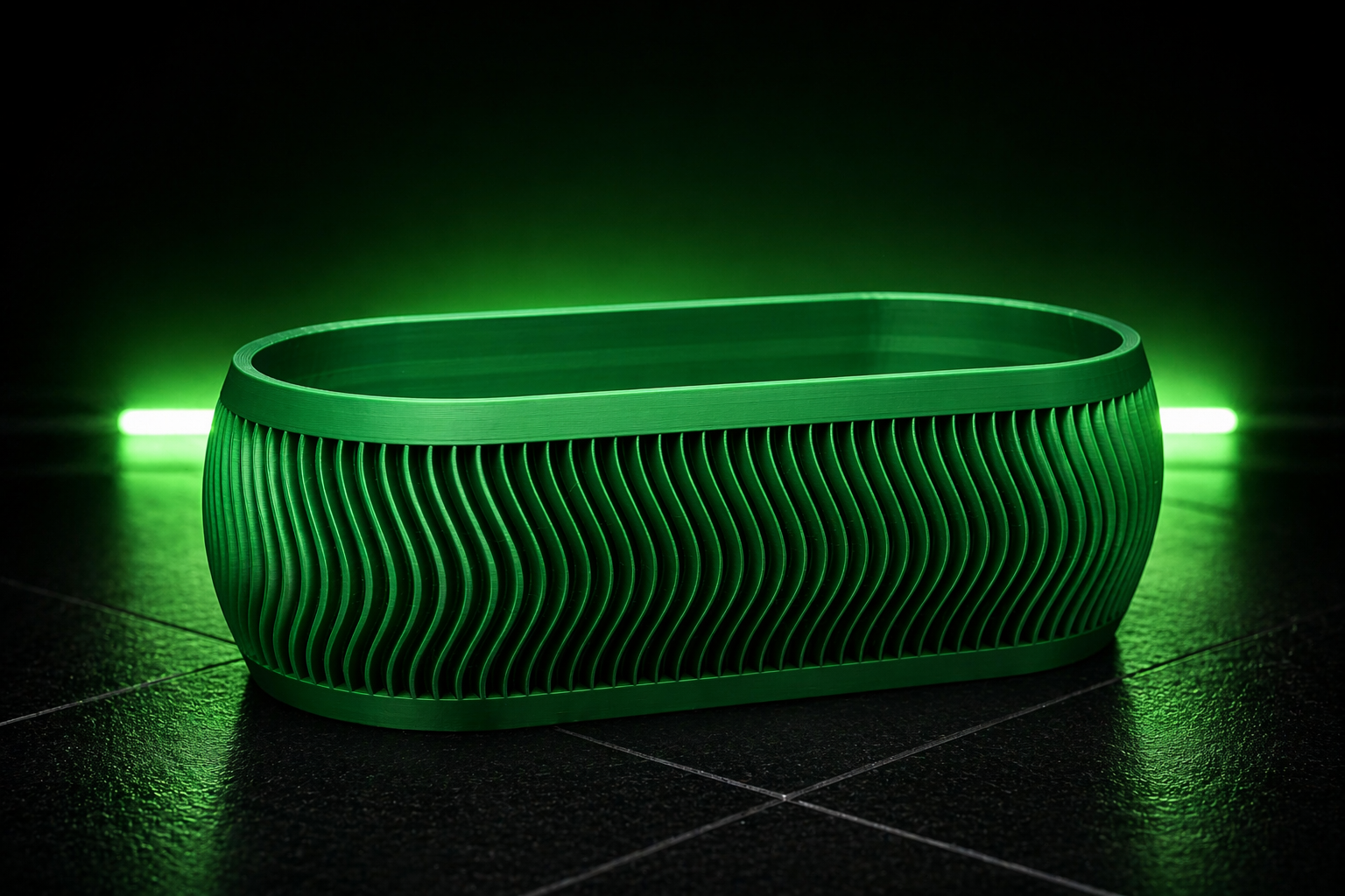 Ghiveci Decorativ 3D – Wave Design | Modern & Minimal
