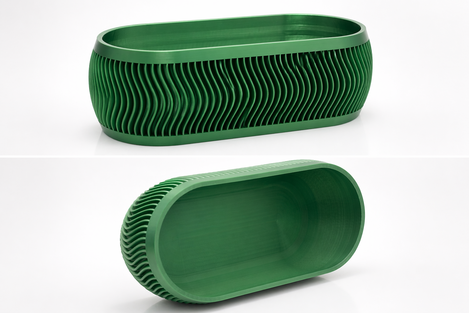 Ghiveci Decorativ 3D – Wave Design | Modern & Minimal