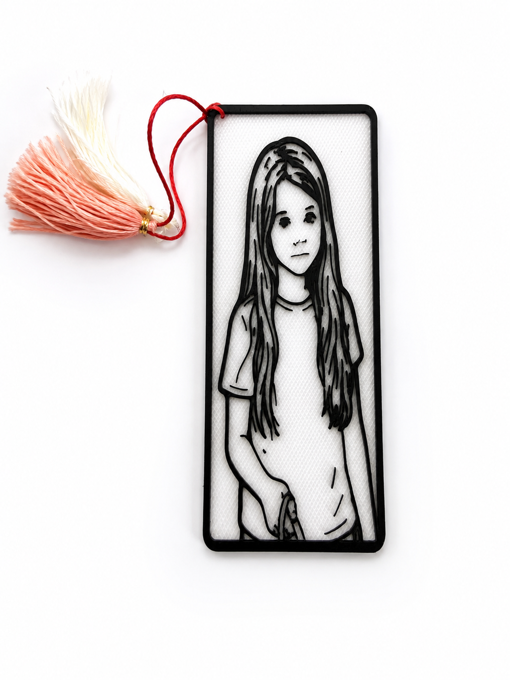 Semn de Carte Personalizat după Fotografie – Portret Printat 3D | Threeguys