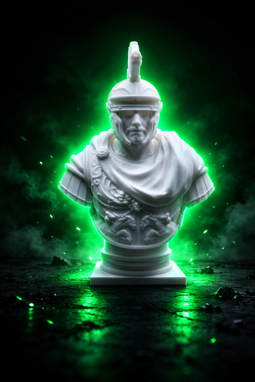 Centurion Roman – Bust Decorativ 3D (19 cm)