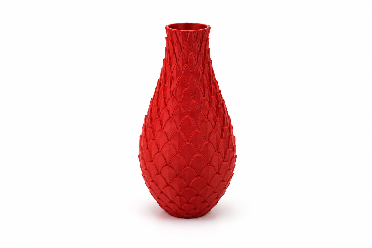 Vază decorativă 3D – Red Scale Edition ❤️