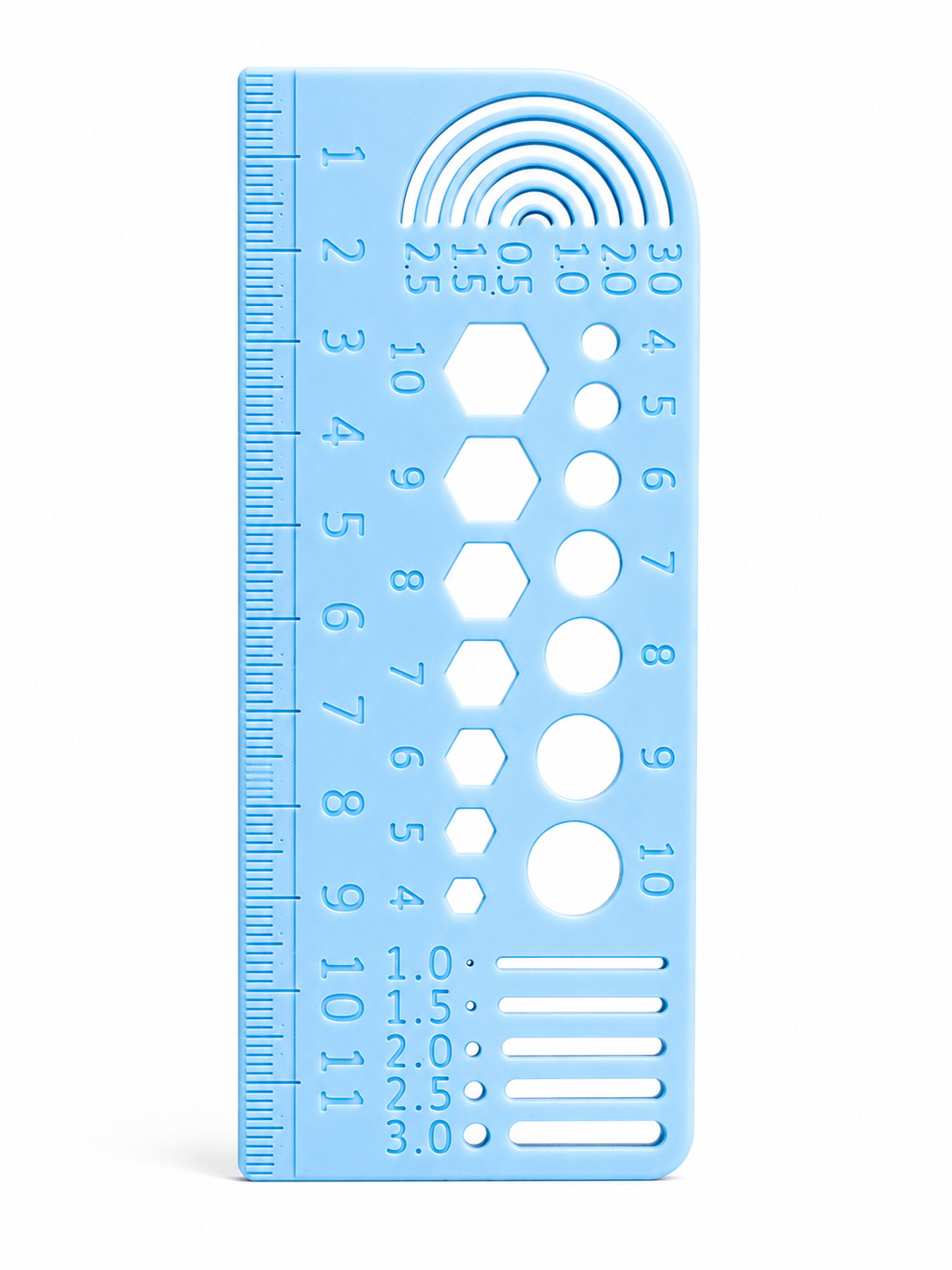 📏 Riglă Multifuncțională 120mm – Print 3D Premium