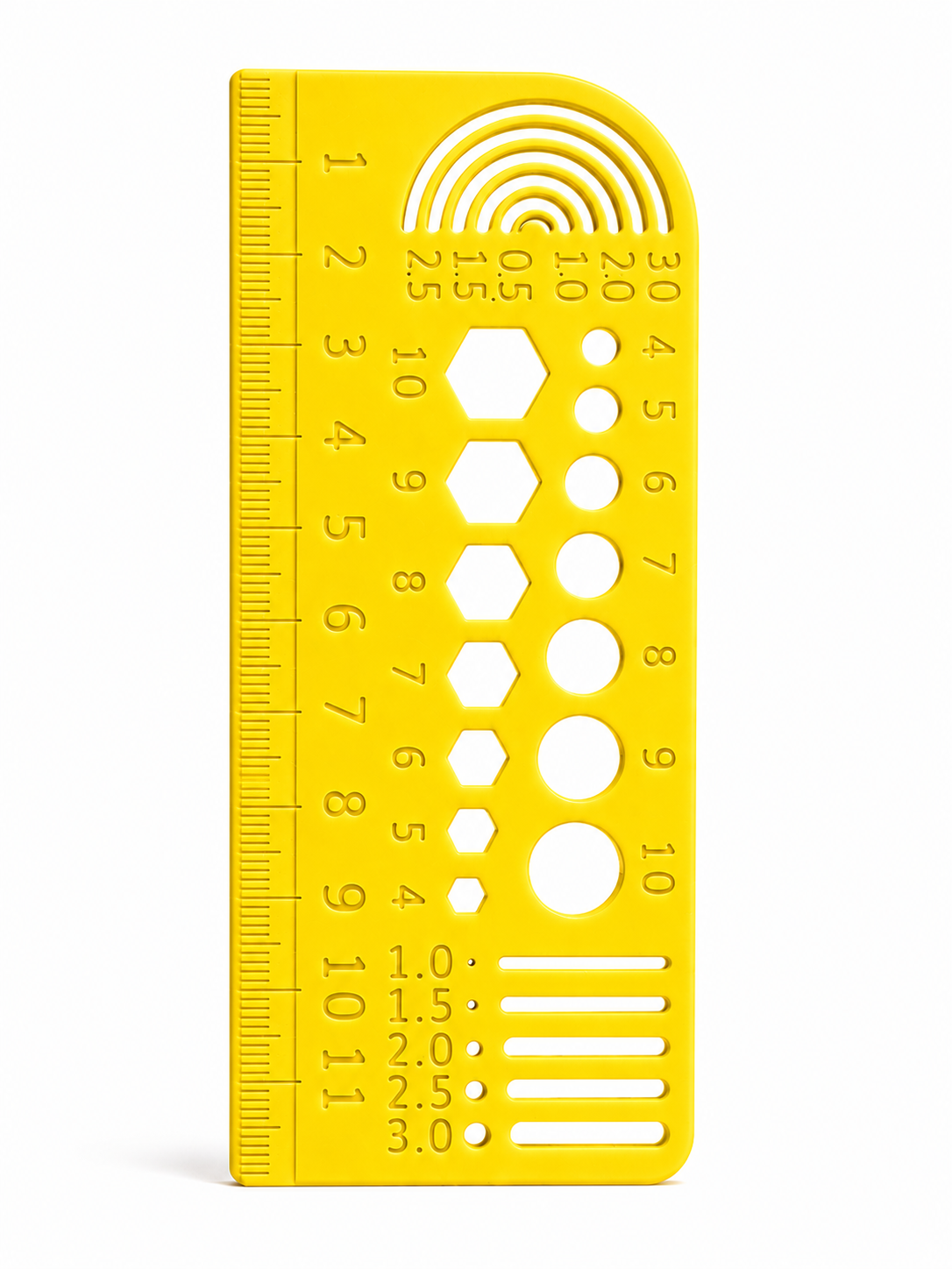📏 Riglă Multifuncțională 120mm – Print 3D Premium