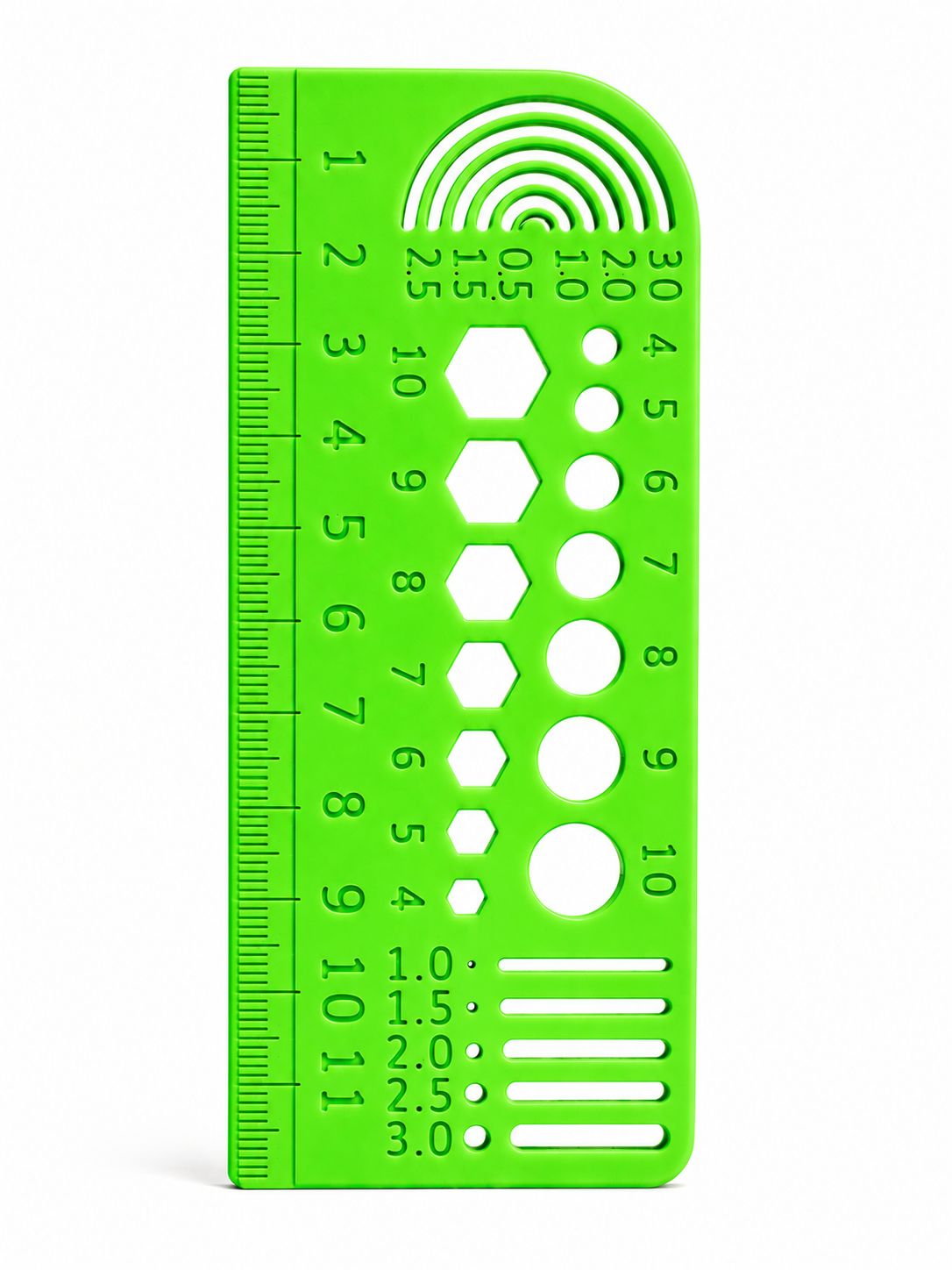 📏 Riglă Multifuncțională 120mm – Print 3D Premium