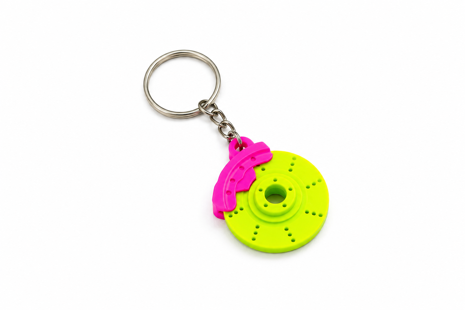 🏎️ Breloc Antistres – Disc de Frână Rotativ 3D
