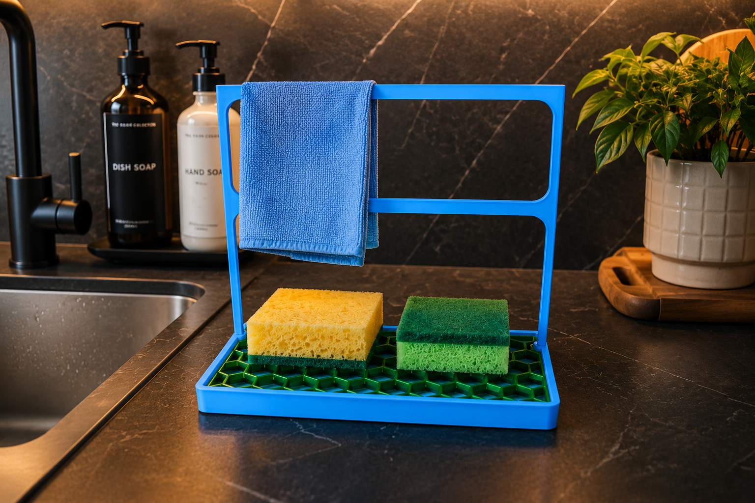 Organizator Bucătărie 3D – Honeycomb Sink Holder