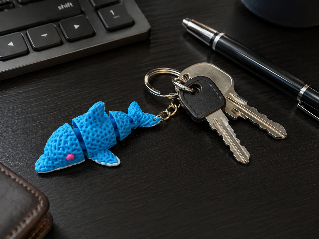 Breloc Delfin Flexibil 3D 🐬