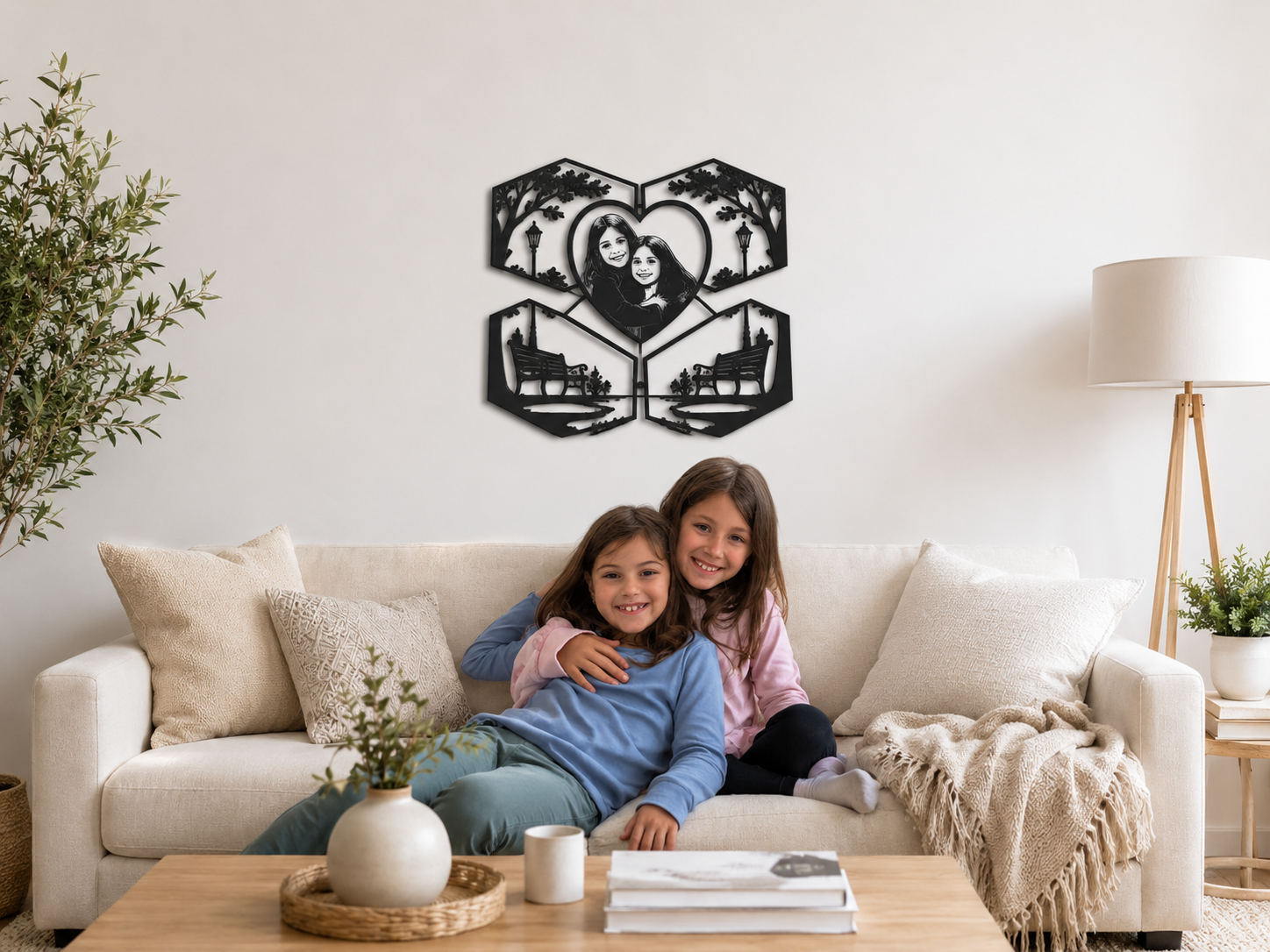 Tablou Personalizat 3D – Amintire de Familie ❤️